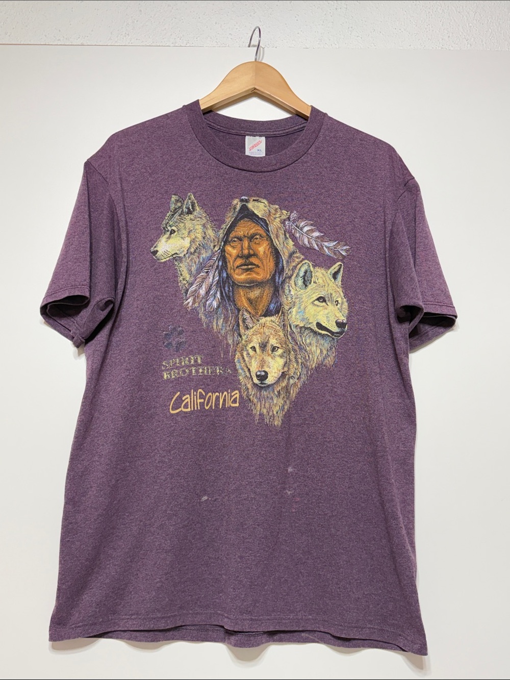 Vintage 90’s Spirit Brothers California Souvenir Single Stitch Jerzees T- Shirt